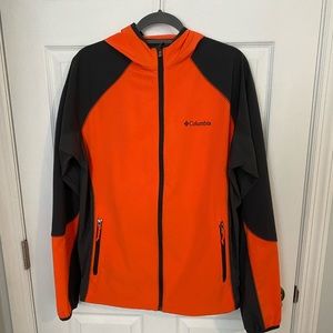 Columbia Men’s Hooded Rain Jacket, Large